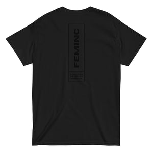 Black Bold Logo Text Graphic T-Shirt