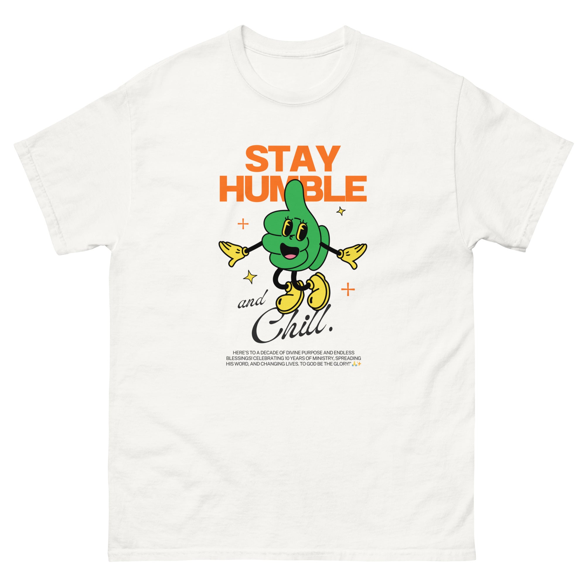 Green and Orange Retro Cartoon Illustration⁠ Unisex classic tee