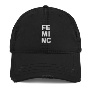 FEMINC Distressed Dad Hat