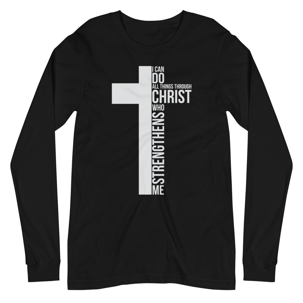 All Things Through Christ Unisex Long Sleeve Tee