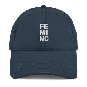 FEMINC Distressed Dad Hat