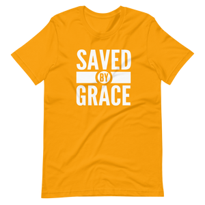 Saved By Grace Short-Sleeve Unisex T-Shirt