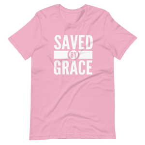 Saved By Grace Short-Sleeve Unisex T-Shirt