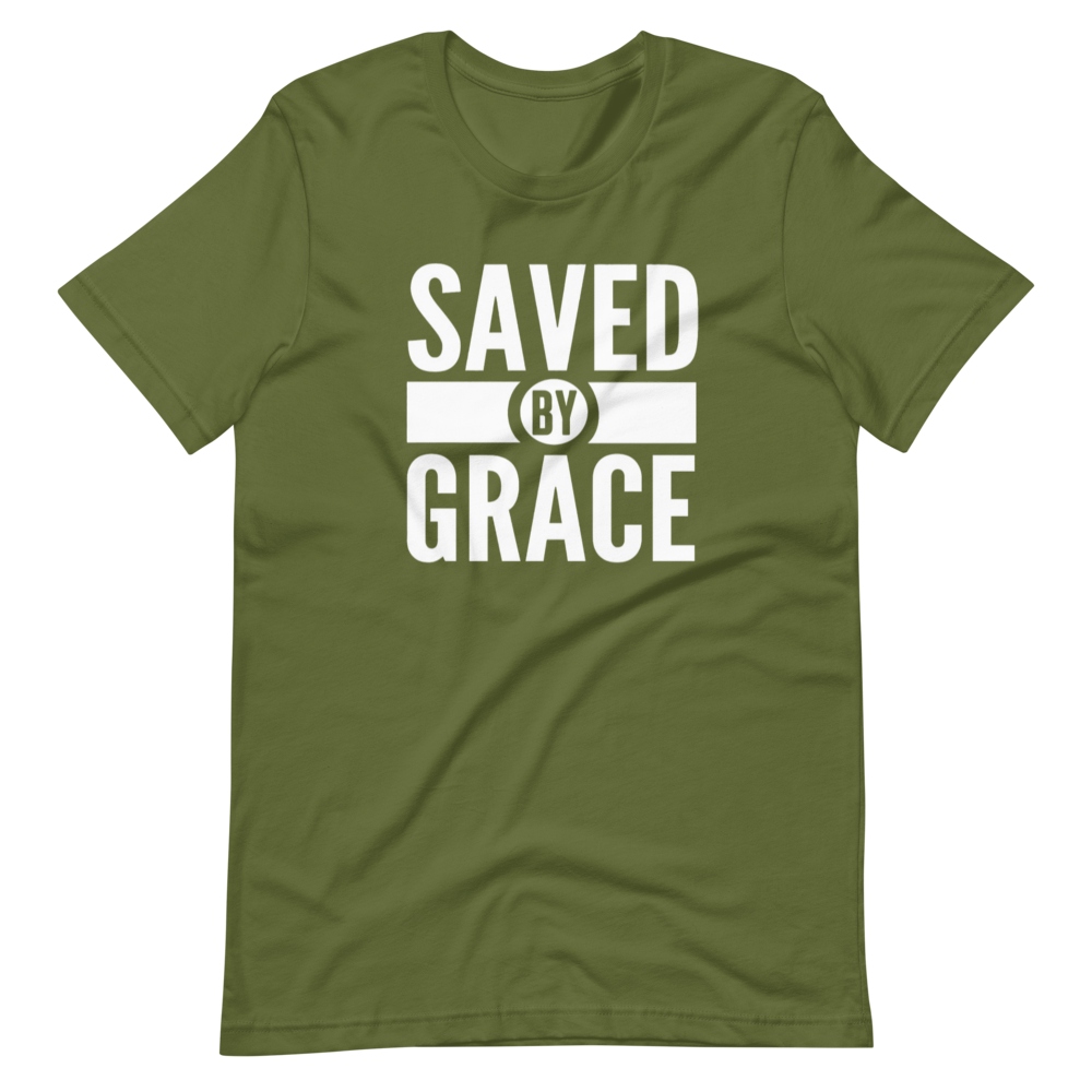 Saved By Grace Short-Sleeve Unisex T-Shirt