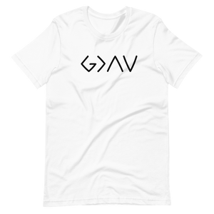 Graphic God is Greater Short-Sleeve Unisex T-Shirt