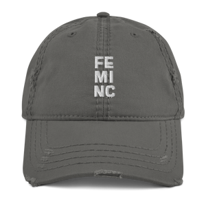 FEMINC Distressed Dad Hat