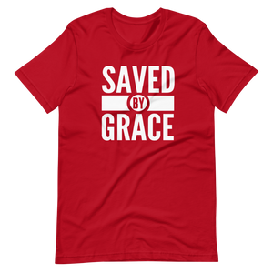 Saved By Grace Short-Sleeve Unisex T-Shirt