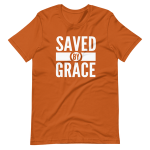 Saved By Grace Short-Sleeve Unisex T-Shirt